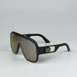 Dior DIORBOBBYSPORT M1U 45A7 BRAND NEW Sunglasses Grey Silver Mirror Unisex Mask